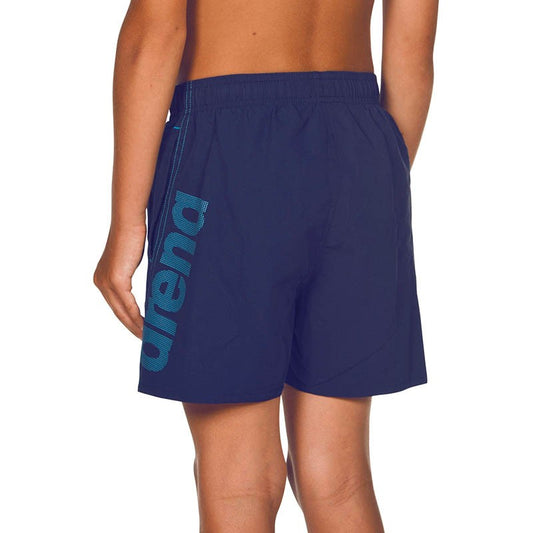 Fundamentals Arena Logo JR Boxer - Navy/Turquoise