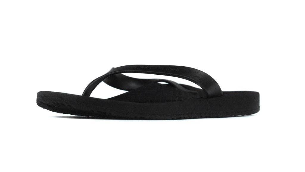Archline Kids Orthotic Flip Flops – Black/Black