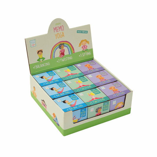 Yogi FUN Mini Memo Balancing, Sitting and Twisting Games