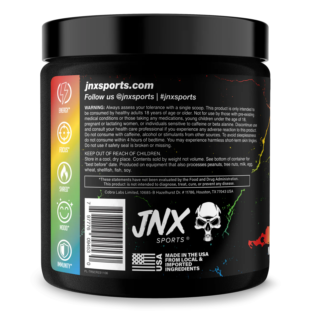 JNX The Ripper! Fat Burner - Blue Raspberry
