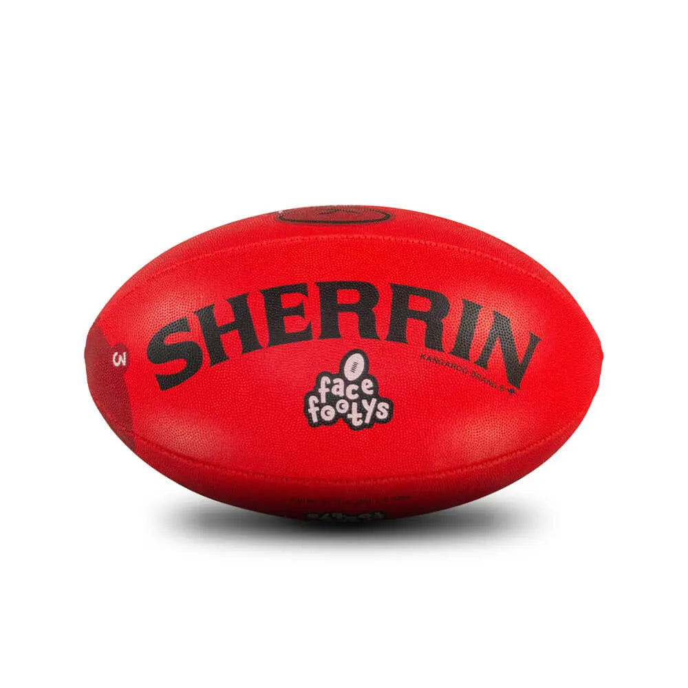 AFL Face Footys - All Surface Red