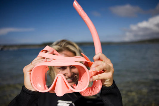 Mirage Sunsets Mask and Snorkel Set - Coral