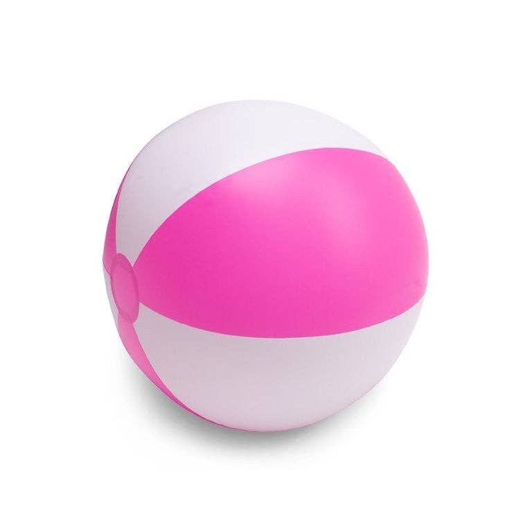 Swim Essentials Inflatable Beach Ball - Softlines White Pink, 51 cm