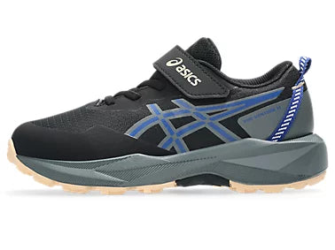 Asics Pre Venture 11 PS Kids Running (Velcro) - Black/Asics Blue