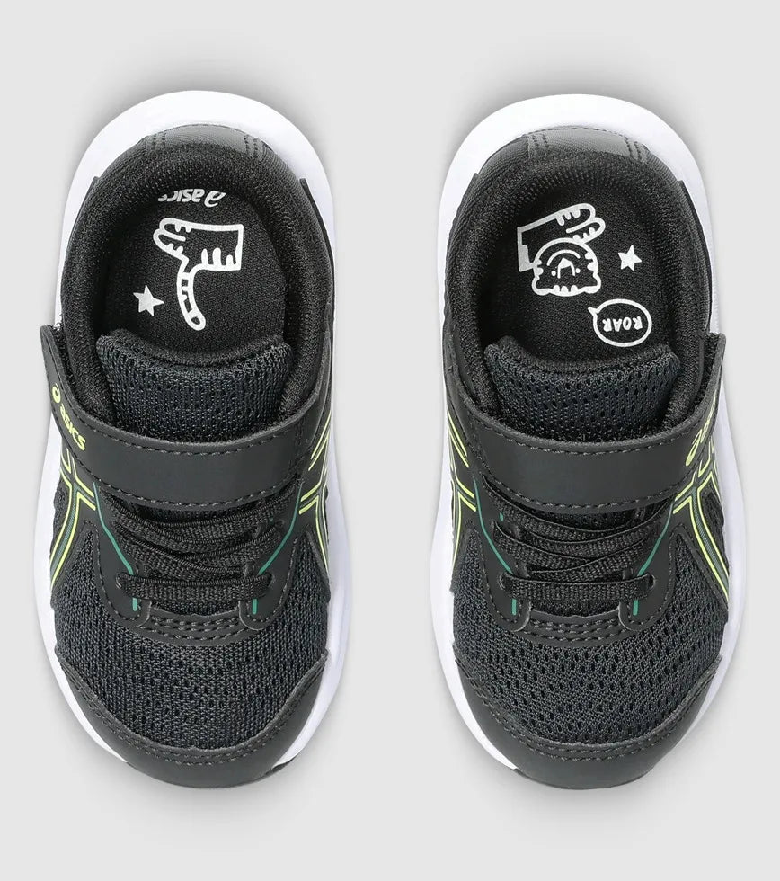Asics Gel Contend 9 Kids TS School Yard - Black/Jasper Green