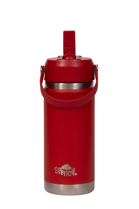 Little Insulated Water Bottle 470ml - Fire
