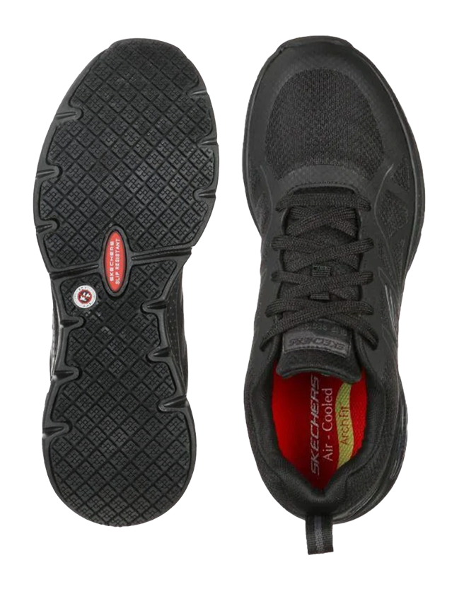 Skechers Work Mens Archfit Slip Resistant - Axtell Black