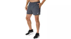 ASICS Silver 5 inch Shorts - Carrier Grey