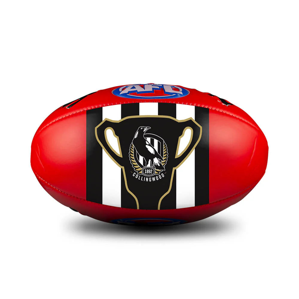 AFL Collingwood Magpies 2023 Premiers Sherrin Super Soft Touch Football size 3