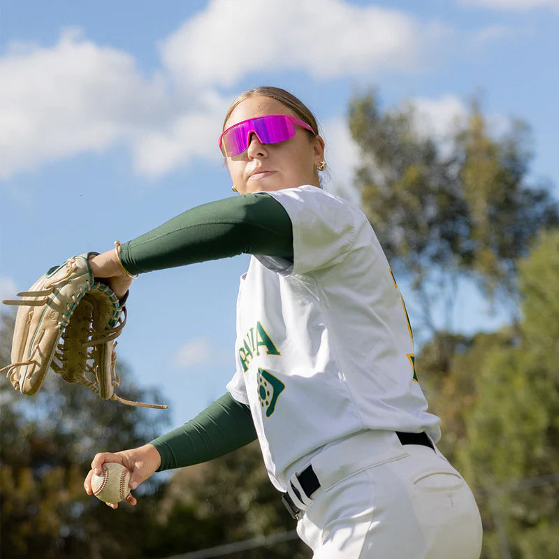 Velocity - Frame: Gloss Pink Lens: Grey with External Pink Iridium plus Venting