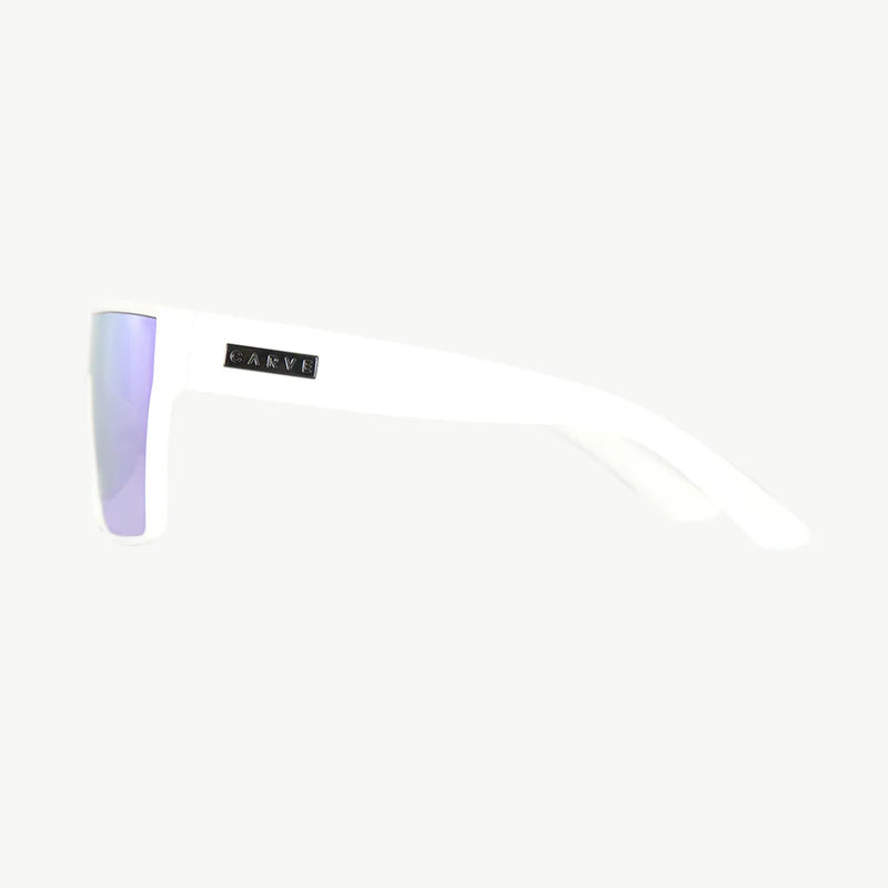 Voodoo - Matte white Frame Grey Blue White Iridium Lens