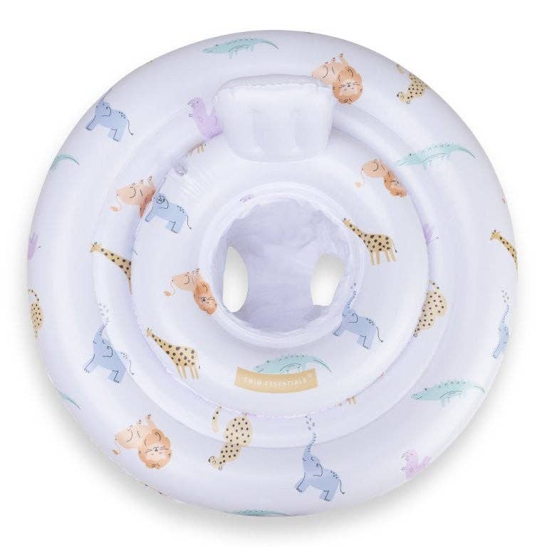 Swim Essentials Inflatable Baby Swimseat - Safari, 0-1 yrs