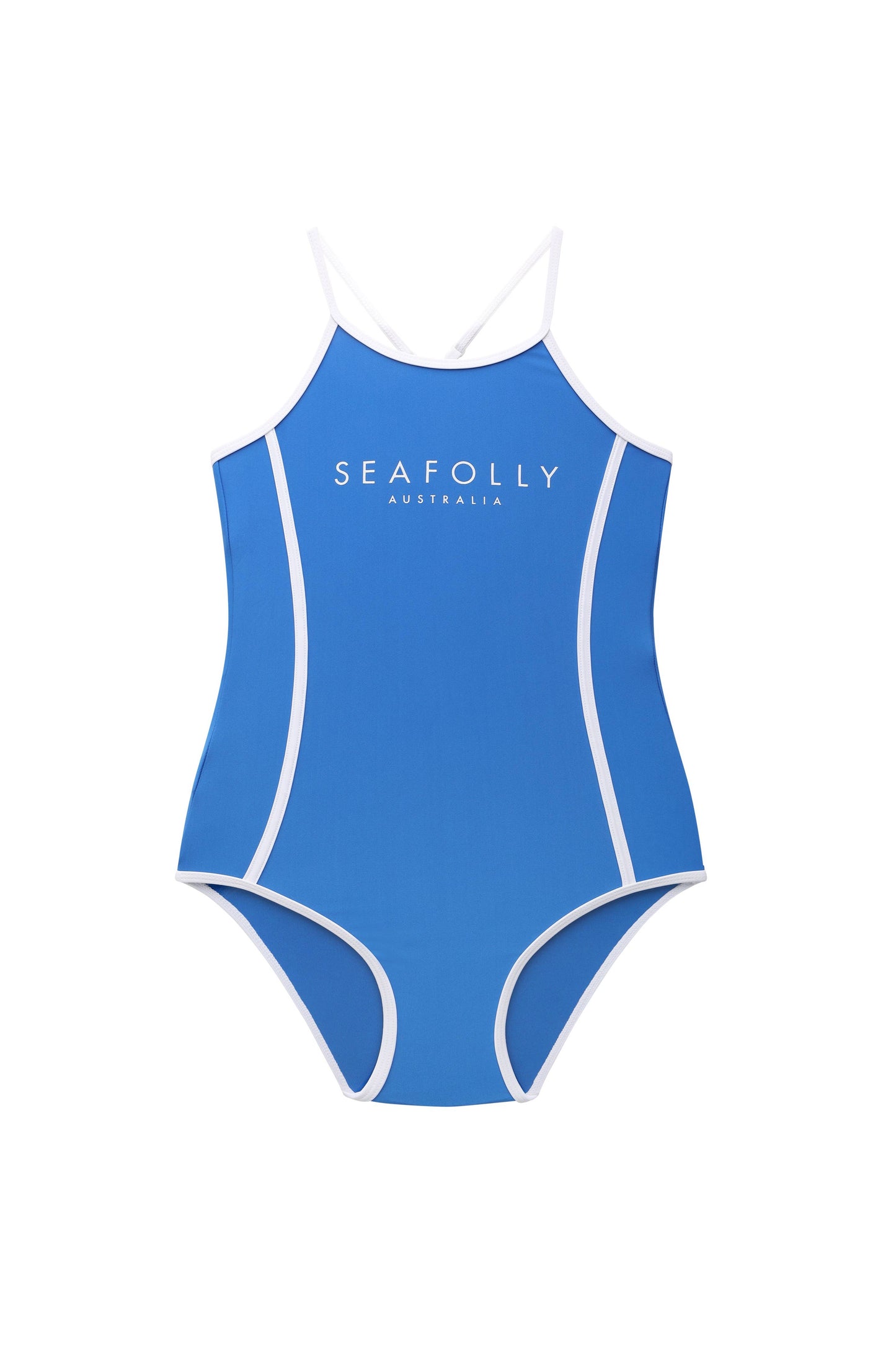 Seafolly Kids Essentials One Piece - Azure