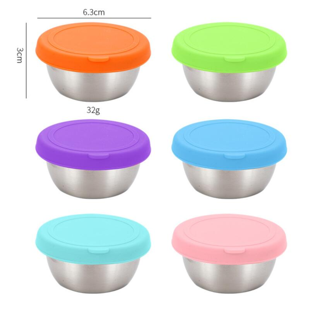 Stainless Steel Sauce & Condiment Containers