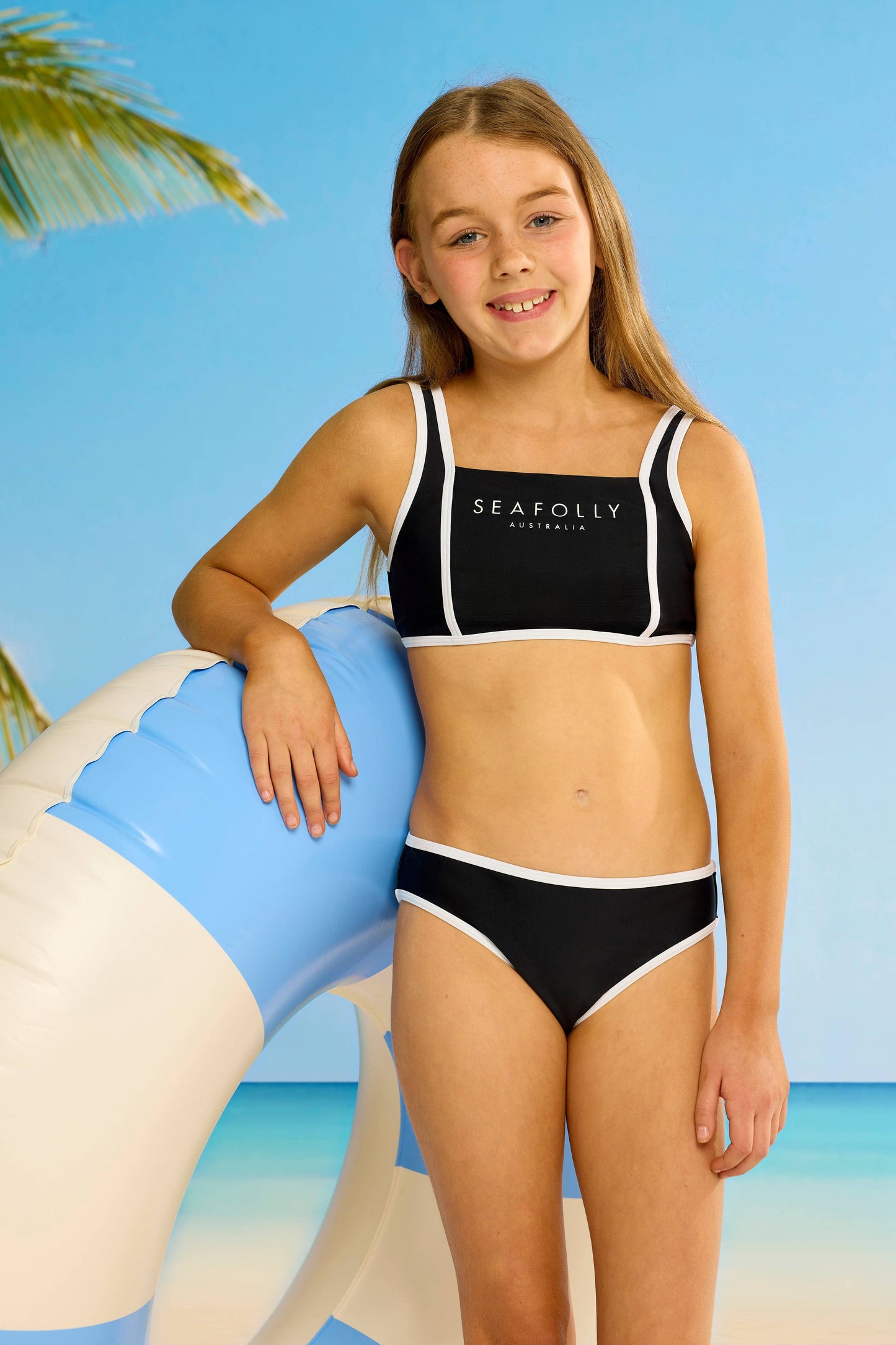 Seafolly Kids Essentials Bikini - Black