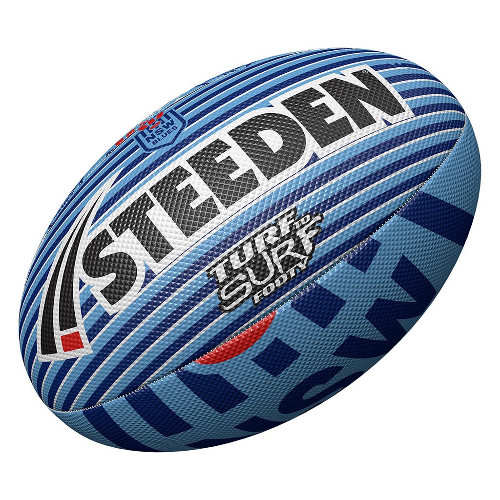 Steeden NSW Blues Turf to Surf Footy - Size 3