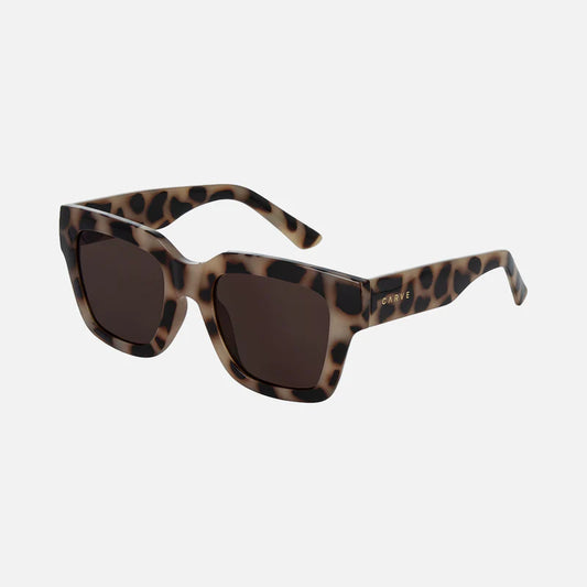 Soho Sunglasses - Gloss Creamy Tort Frame with Brown Lens