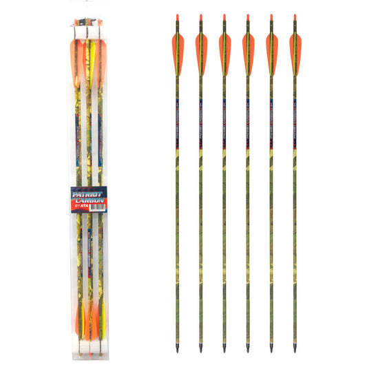 Patriot Carbon "Helical Fletch" Camo - 350 Spine