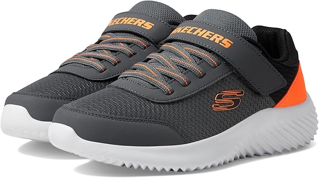 Skechers Infants Bounder Trezic - Charcoal/Orange