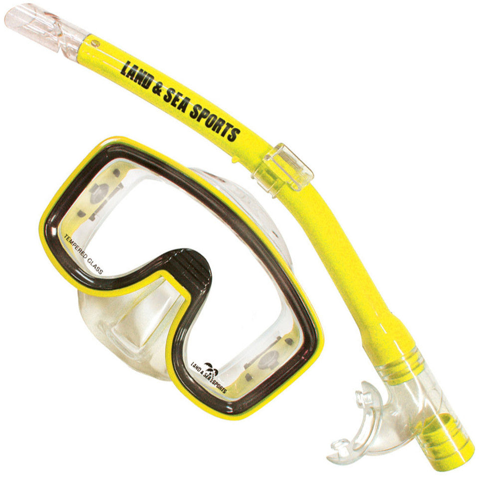 Lagoon Junior Mask & Snorkel Set - Yellow