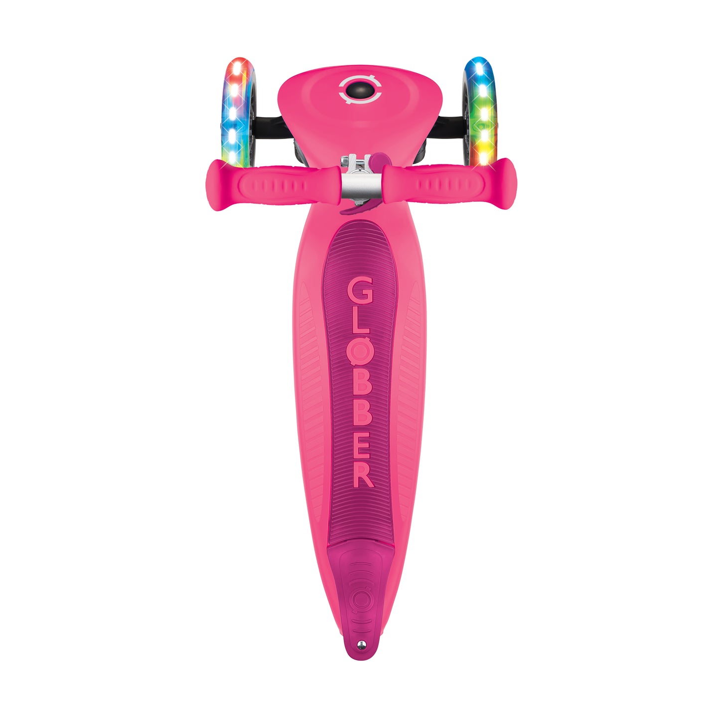 Globber Junior Foldable Lights - Fuchsia (2+yrs)