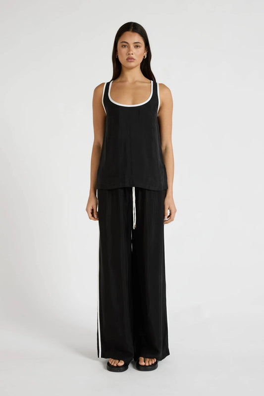 Cupro Contrast Pant