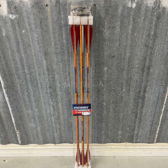 Patriot Carbon "Feather Fetch" Wood Grain - 550 Spine