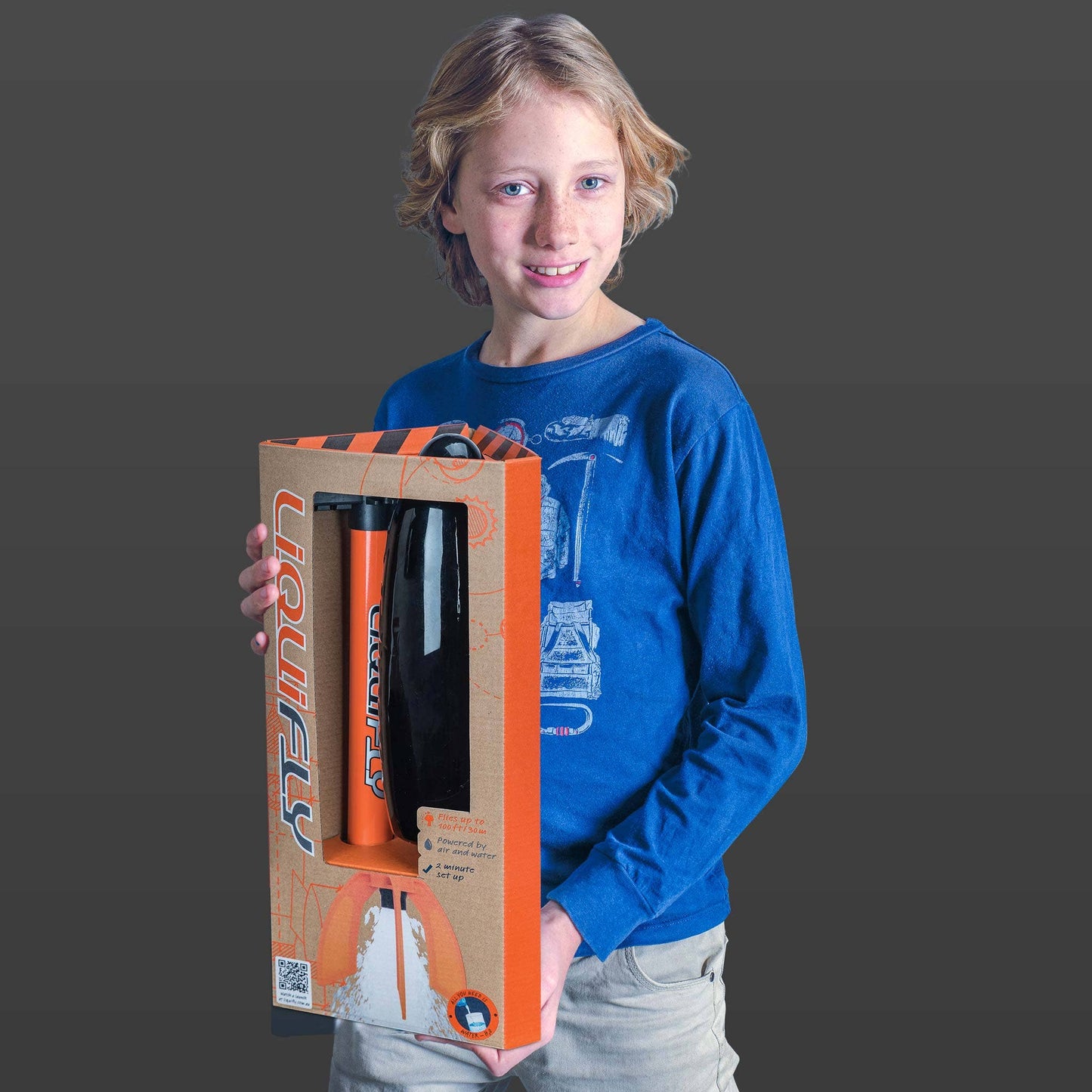 Liquifly Deluxe Water Powered Bottle Rocket Kids STEM Toy