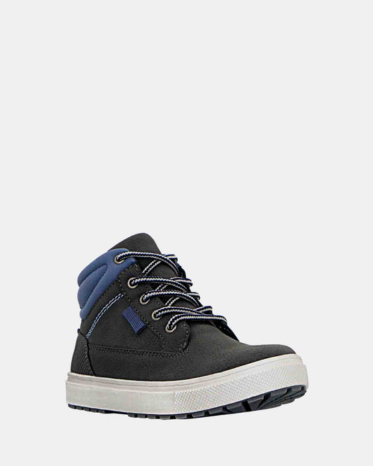 Grosby Phoenix Ankle Boot - Charcoal/Blue