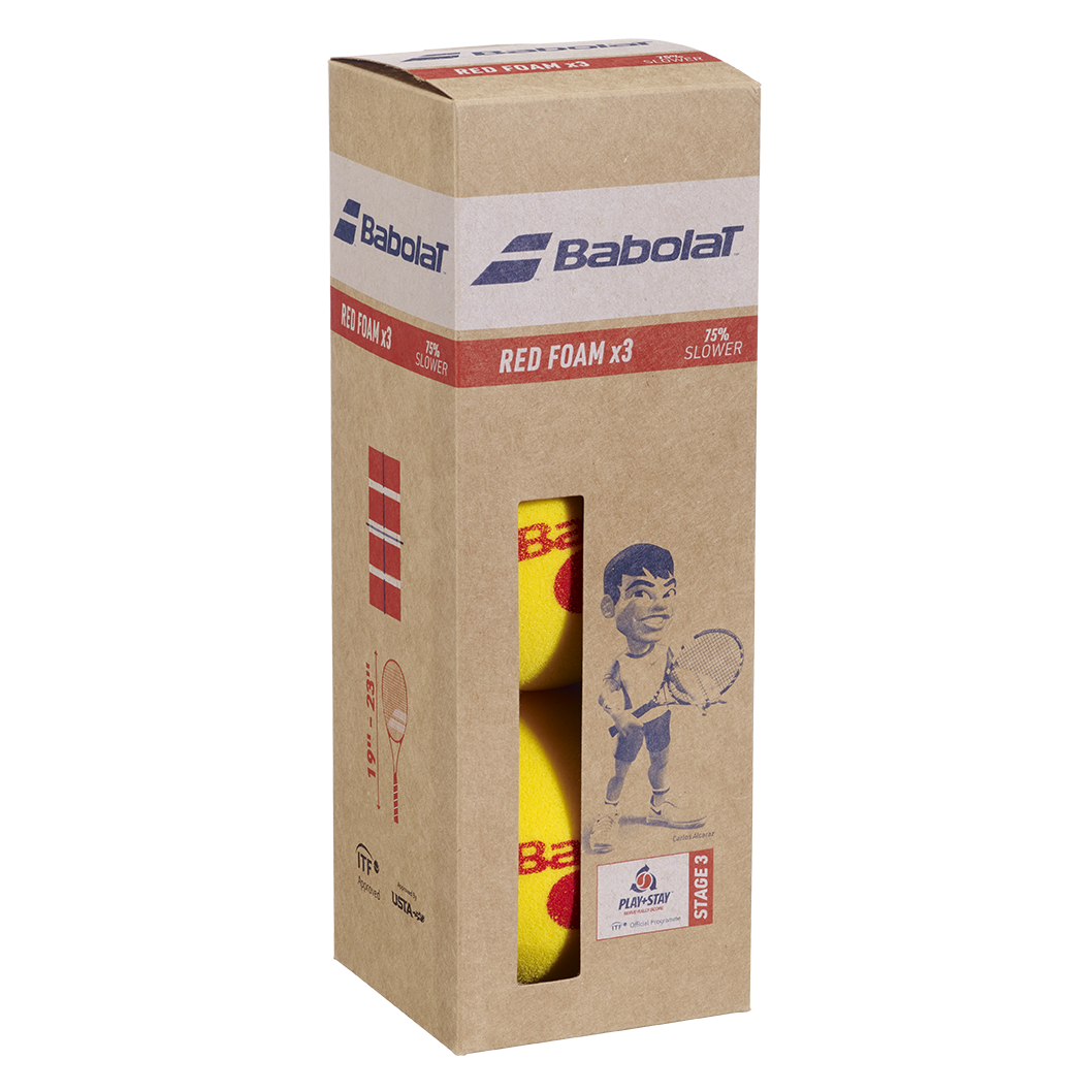 Babolat Red Foam x 3