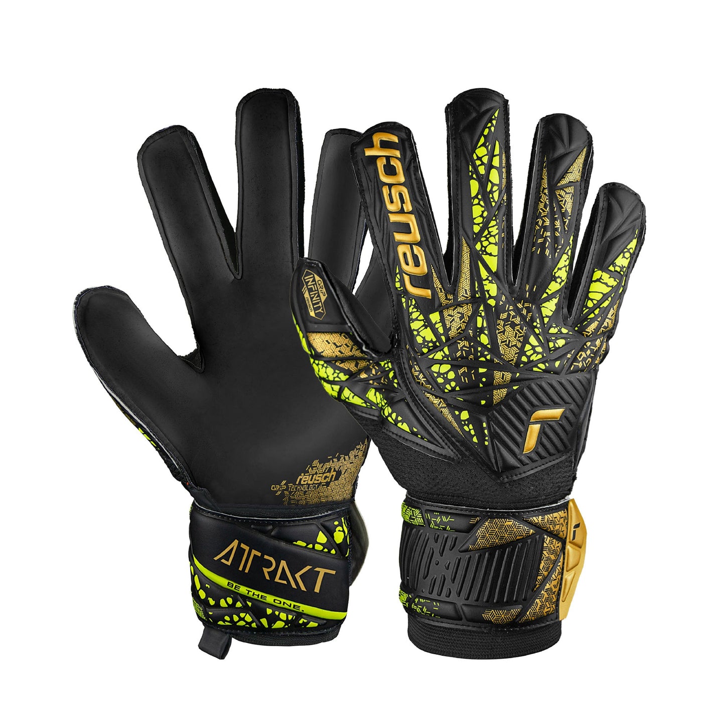 Reusch Attrakt Infinity Finger Support Goalkeeping Gloves