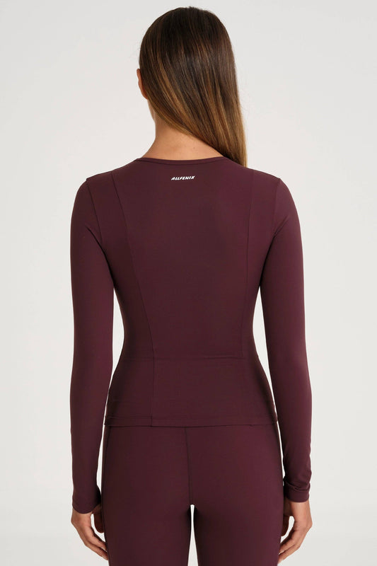 Allfenix CloudCore Lite Panel Long Sleeve - Raisin