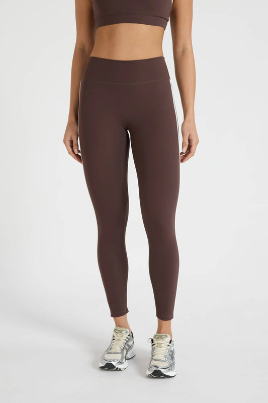 ALLFENIX CloudCore Contrast Stripe 7/8 Legging - Espresso