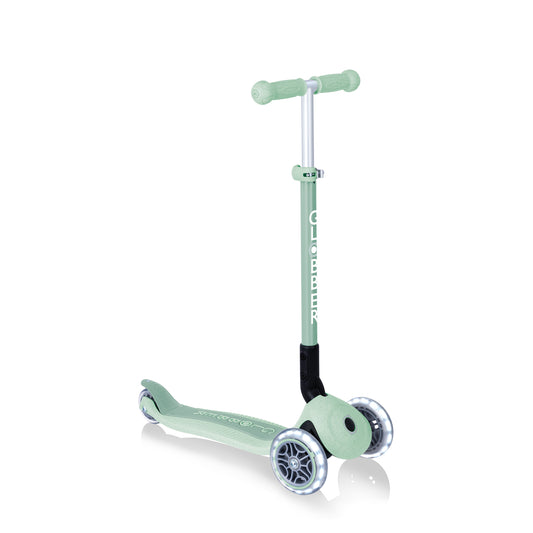 Globber Primo Foldable Lights Ecologic - Pistachio
