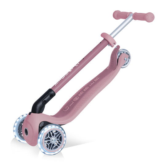 Globber Primo Foldable Lights Ecologic - Berry