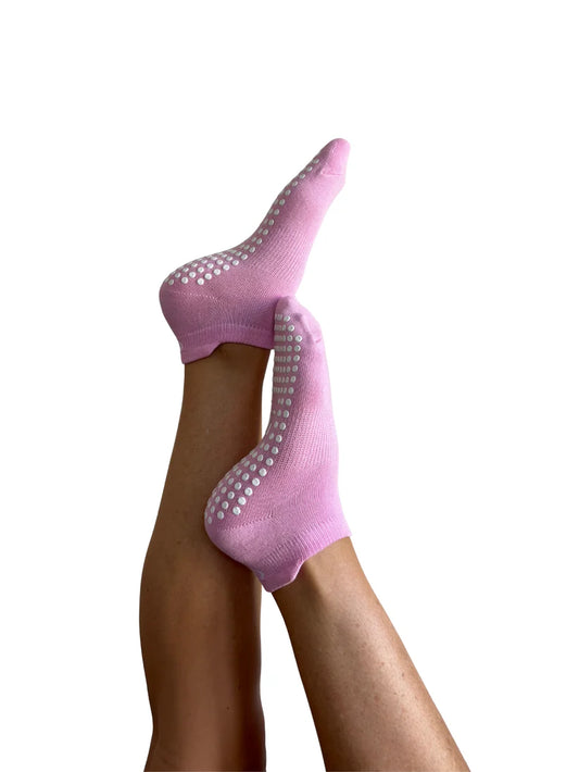 GSOXS Classic Grip Sock - Baby Pink