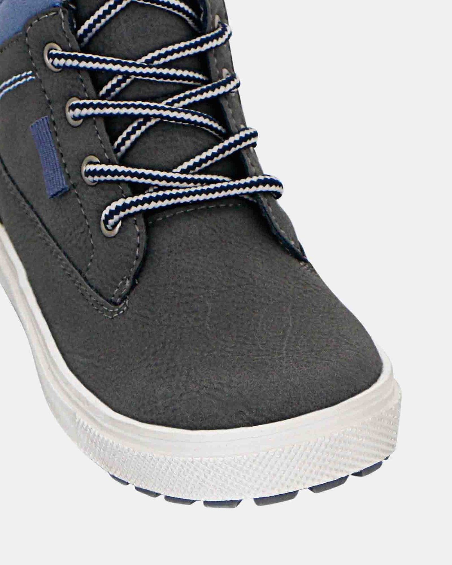 Grosby Phoenix Ankle Boot - Charcoal/Blue