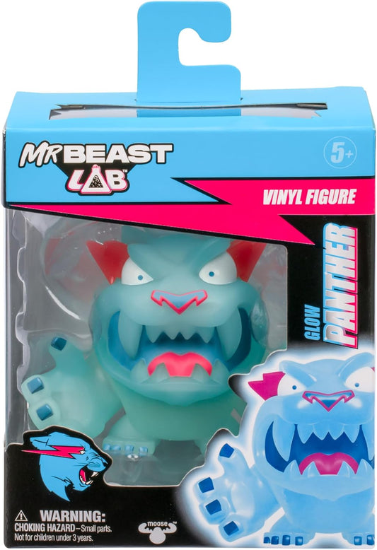 Mr Beast Labs Vinyl Figure Pack - Glow Panther