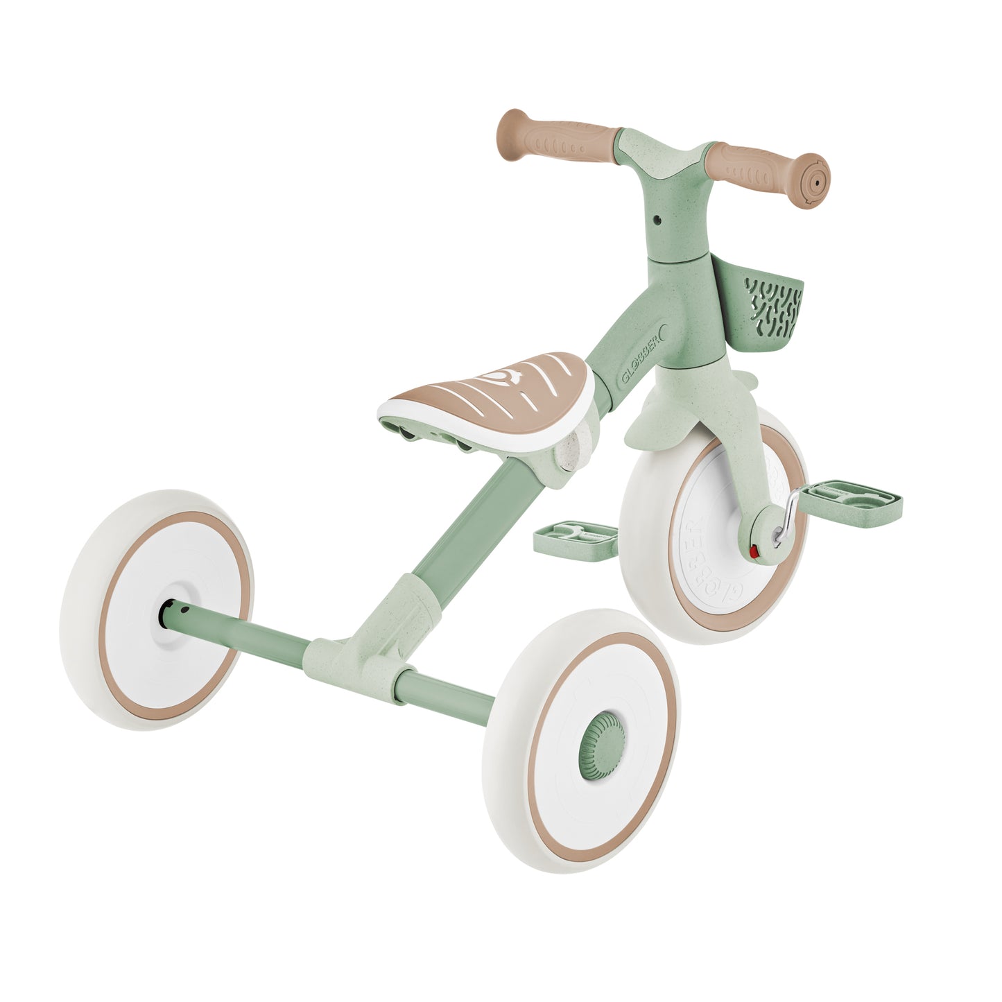 Globber  Learning Trike 2in1 PLUS Ecologic - Pistachio