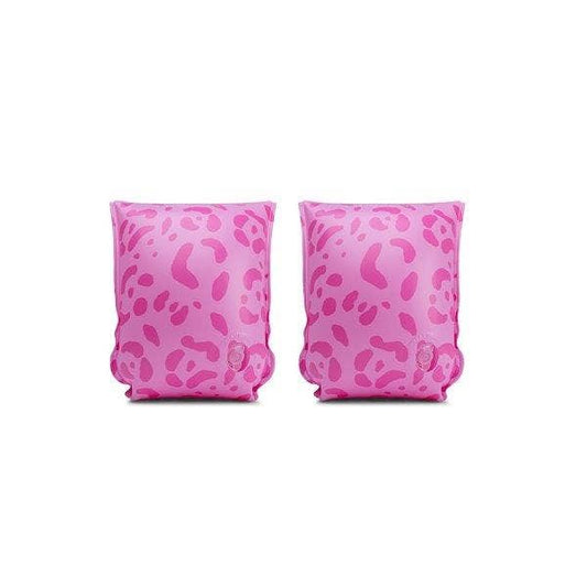 Swim Essentials Inflatable Arm Bands - Pink Leopard, 2-6 yrs