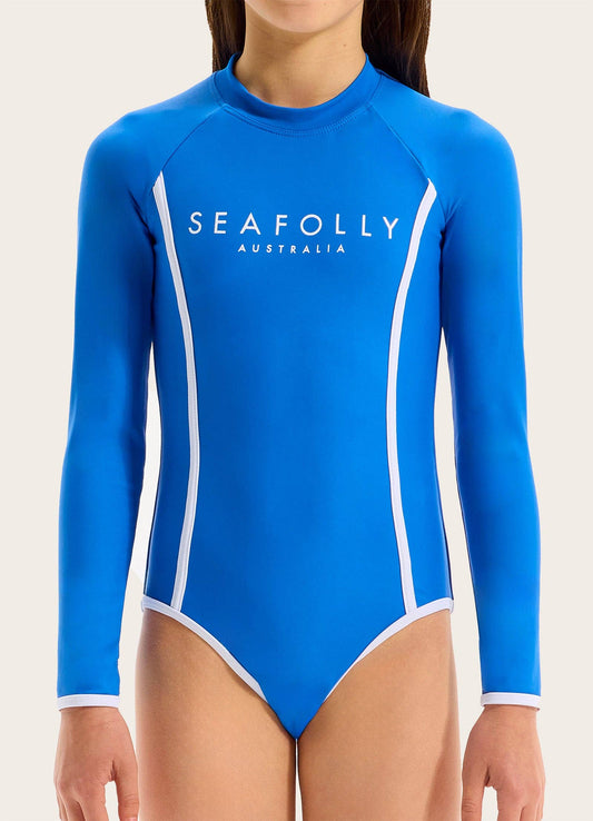 Seafolly Kids Essentials Paddle Suit - Azure