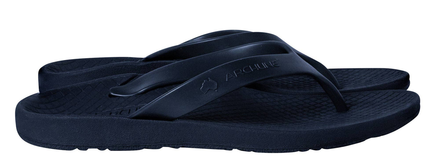 Archline Kids Orthotic Flip Flops – Navy