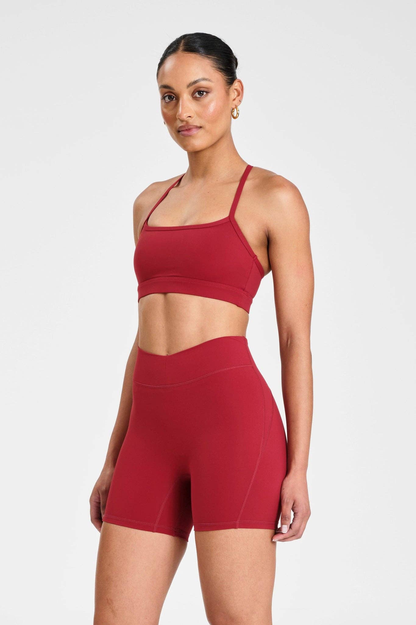 ALLFENIX Cloudcore Sculpting 5" Bike Short - Cherry