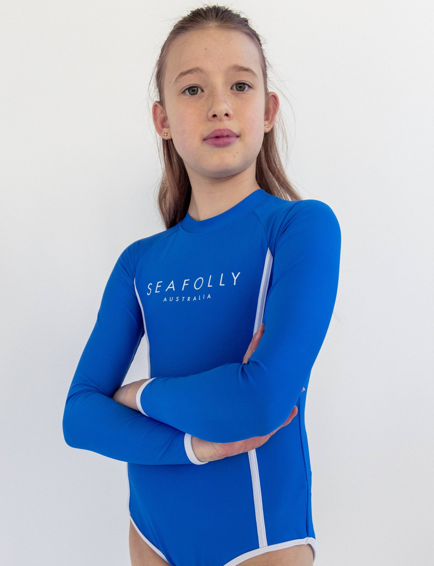 Seafolly Kids Essentials Paddle Suit - Azure
