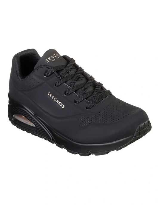 Skechers Womens Uno Stand on Air - Black