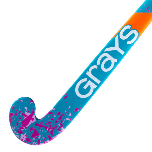Grays Blast Ultrabow Hockey Stick - Teal/Pink