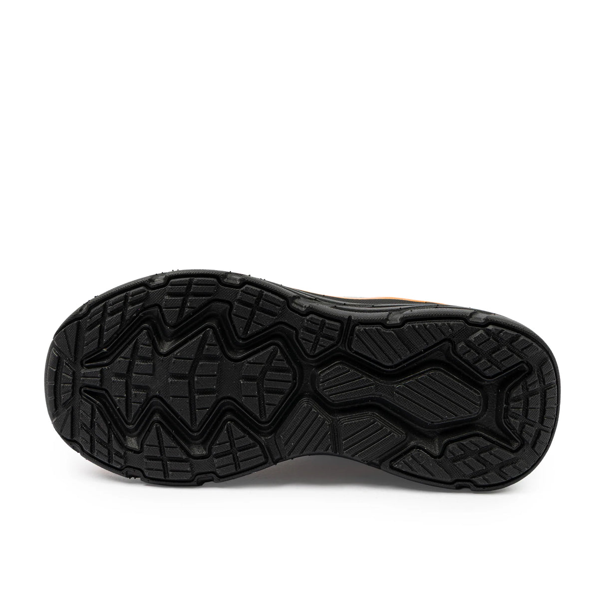 Axion Velcro Strap Boys Runner - Grey/Black/Orange