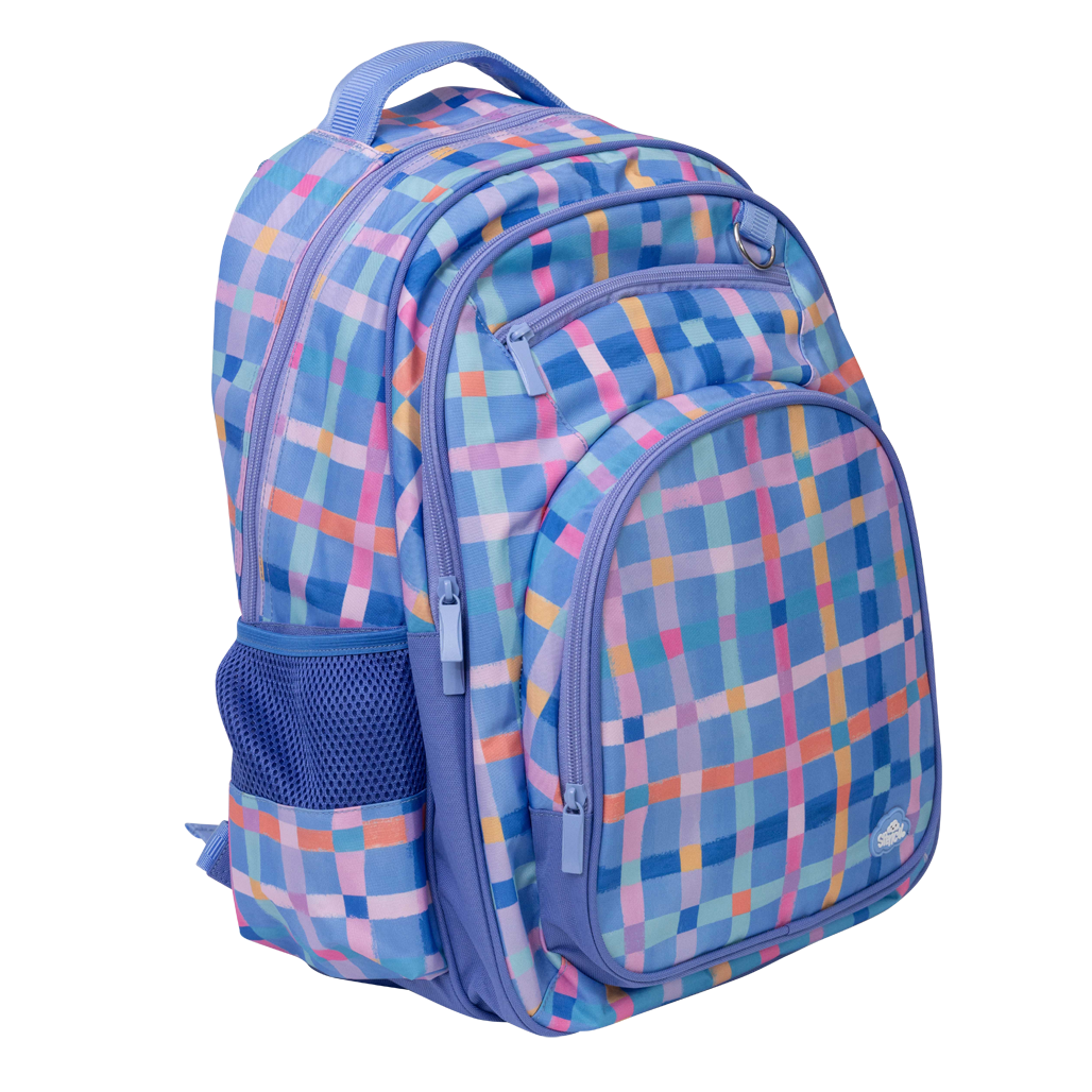 Little Kids Backpack - Pastel Plaid