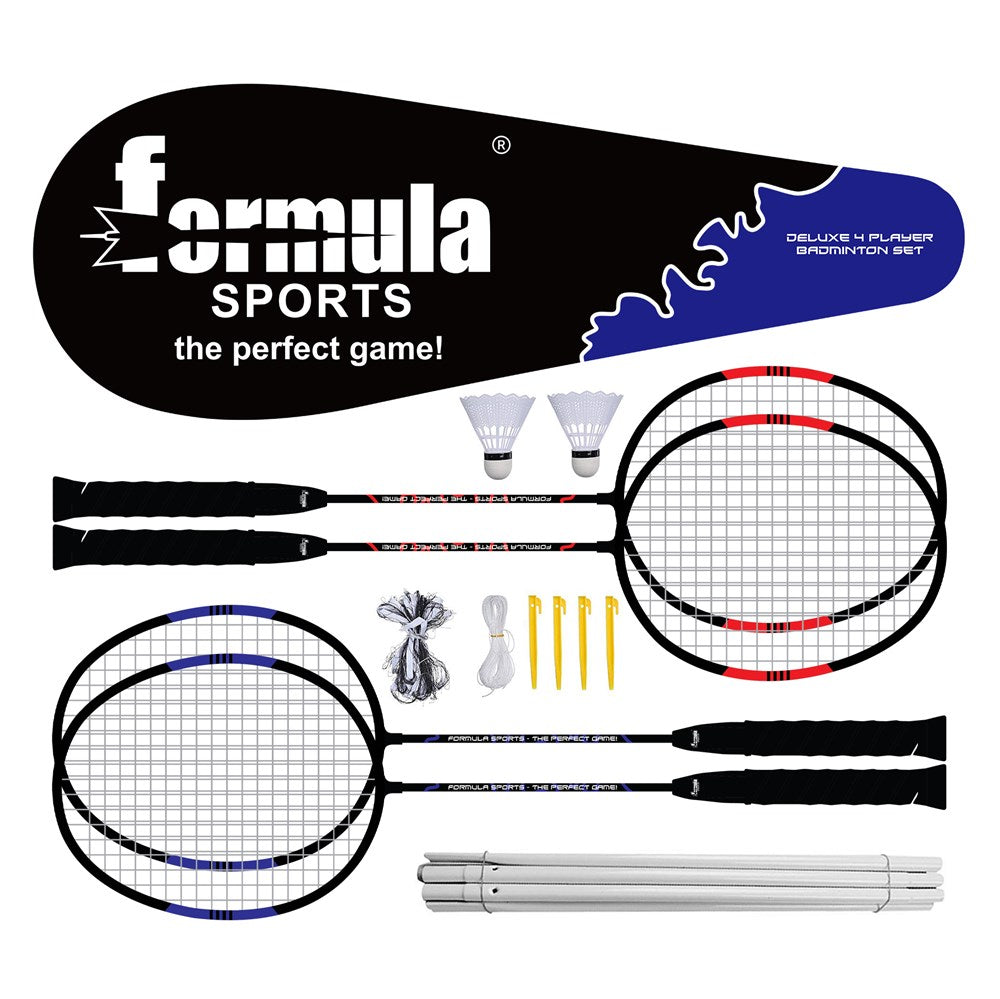 Deluxe 4 Player Badminton Set