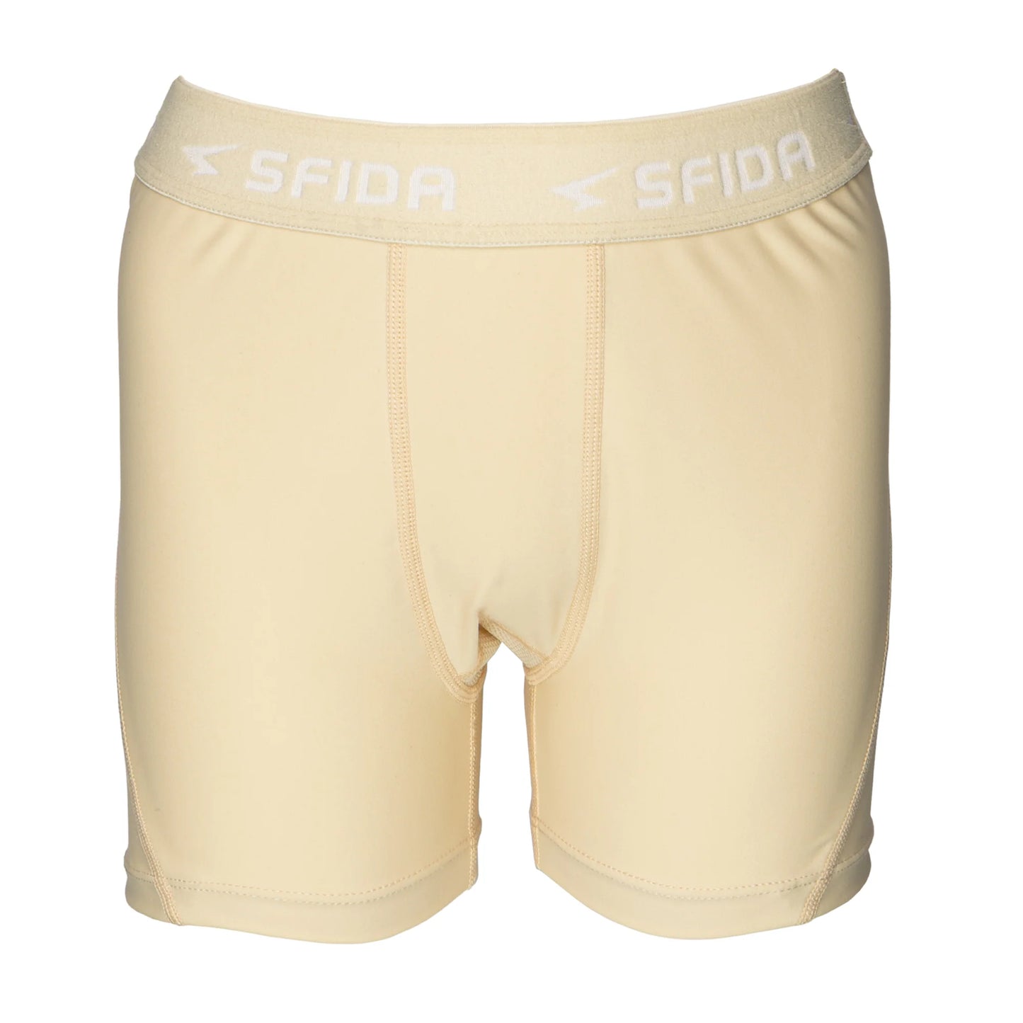 Sfida Compression Boys Short - Cream/Skin